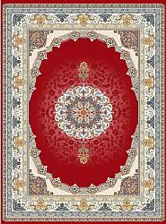 Wilton rug - Lukla (red)