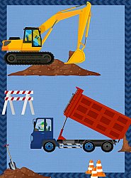 Childrens rugs - Building Site
