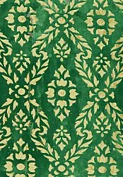 Wilton rug - Circe (green/gold)