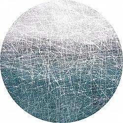 Round rug - Jervis (turquoise)