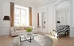 Round rug - Riano (grey)