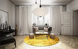 Round rug - Salitto (gold)