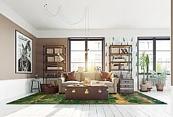 Wilton rug - Cantoria (beige/green)