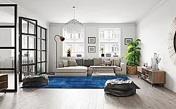 Wilton rug - Campile (blue)