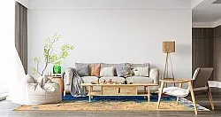 Wilton rug - Sindia (beige/blue)