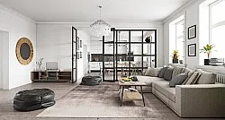 Wilton rug - Olmedo (grey/beige)
