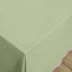 Cotton tablecloth - Yrsa (green)