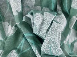 Cotton tablecloth - Abril (dark green)