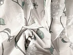 Curtains - Cotton curtain Alyssa (beige/grey)