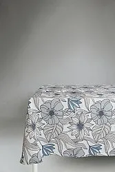 Cotton tablecloth - Aurelia (blue)