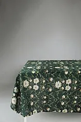Cotton tablecloth - Bodil (green)