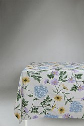 Cotton tablecloth - Dahlia (blue)
