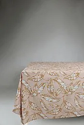 Cotton tablecloth - Leaves (orange)