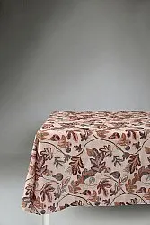 Cotton tablecloth - Leonora (red)