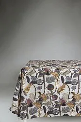 Cotton tablecloth - Lise (brown)
