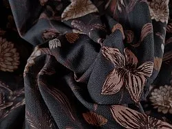 Cotton tablecloth - Lotten (dark grey)