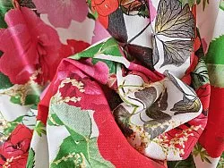 Cotton tablecloth - Magic (pink)