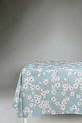 Cotton tablecloth - Pia-Li (turqouise)