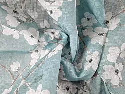Cotton tablecloth - Pia-Li (turqouise)