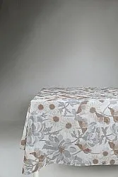 Cotton tablecloth - Serena (grey/beige)