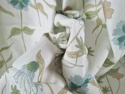 Cotton tablecloth - Sweetie (blue)