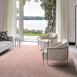 Recycled PET with viscose look (pink)