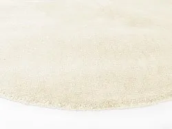 Round rug - Recycled PET with viscose look (offwhite)