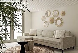Round rug - Siliana (beige)