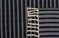 Rag rugs - Eila (grey/grey-black)