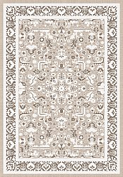 Wilton rug - Ember (beige/grey)