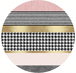 Round rug - Esme (pink/multi)