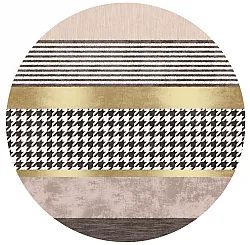 Round rug - Esme (brown/multi)