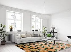 Wilton rug - Calvi (beige/green)