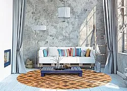 Round rug - Lamego (beige/brown)