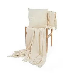 Throws - Veya cotton throw (cream)