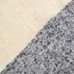 Throws - Wool blend throw - Beatriz Stripe (black/white)