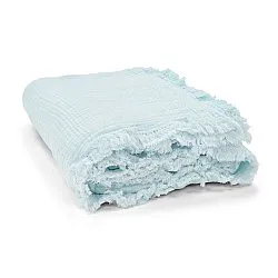 Throws - Muslin throw - Dorena (light blue)