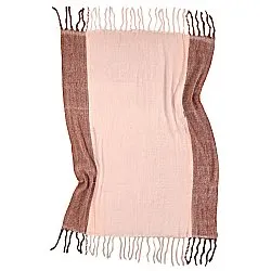 Throws - Plaid in wool mix - Carol (pink)