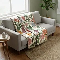 Throws - Fiori Tapestry Blanket (multi)