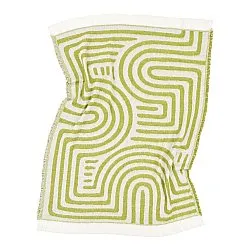 Throws - Wool blend throw - Melody (green/purple)