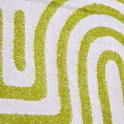 Throws - Wool blend throw - Melody (green/purple)