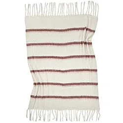 Throws - Plaid in wool mix - Miranda (pink)