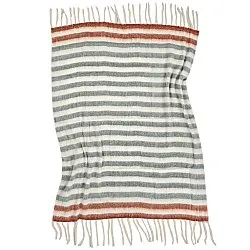 Throws - Plaid in wool mix - Monica (pink)
