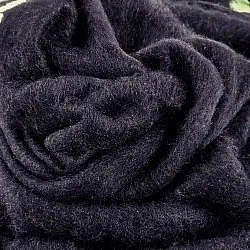 Throws - Plaid in wool mix - Samantha (black)