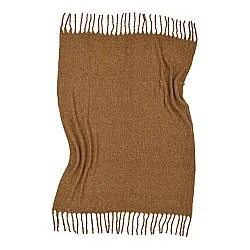 Throws - Wool blend throw - Samantha (brown)