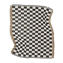 Throws - Wallace Tapestry Blanket (black/white)