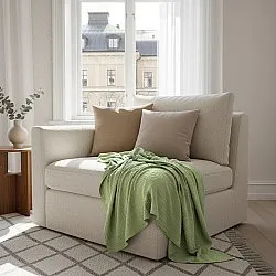 Blankets - Vanja Throw (light green)