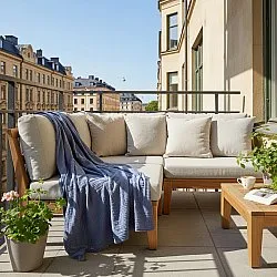 Blankets - Vanja Throw (dark blue)