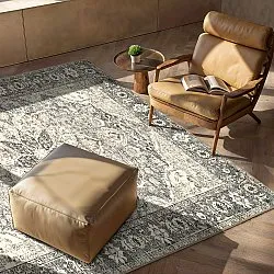 Flatweave rug - Alvand (black)
