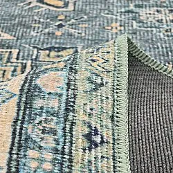 Flatweave rug - Benaluna (blue/green)